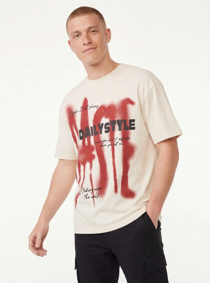 Minimalist T-Shirt by Grozavu - On-Model View (Pos 10)