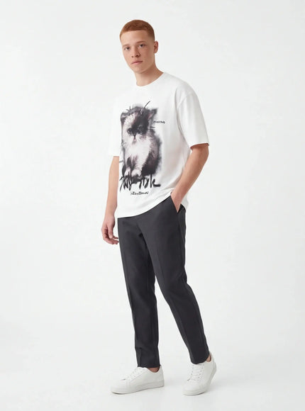 Oversized Crop Top – aus biologischer Faser mit perfektem Schnitt