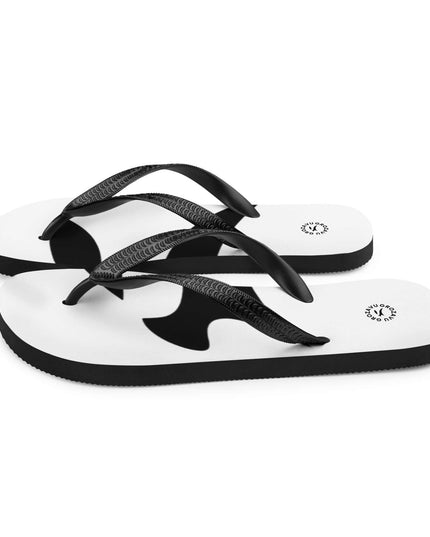 True Umber Sandals — left-side profile view showing sleeve angle and White fabric fall
