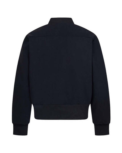 Rear view of the Maison Grozavu Quartz Jacket Loom in jacket — showing the tailored hem.