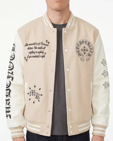 Front view of the Maison Grozavu Structured Clay Jacket in jacket — showing the premium fabric texture.