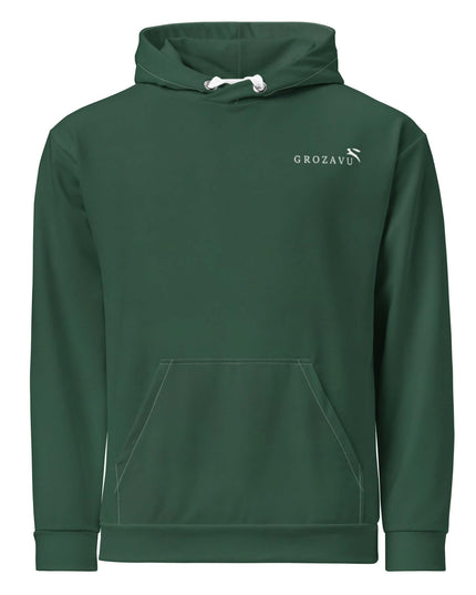 Front view of the Maison Grozavu Quiet Alabaster Crewneck in crewneck — showing the effortless drape.