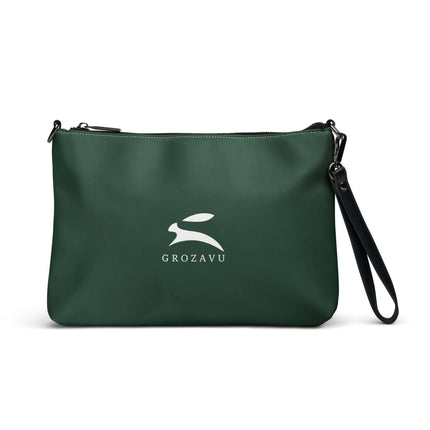 Front view of the Maison Grozavu Artisanal Clay Bag in bag — showing the relaxed fit.