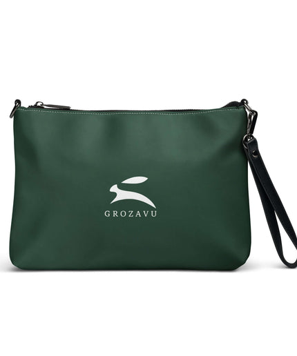 Front view of the Maison Grozavu Artisanal Clay Bag in bag — showing the relaxed fit.