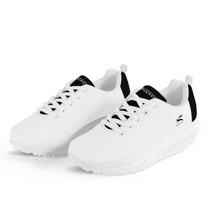 Adidași cu platformă din plasă ușoară