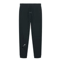 Grozavu Heavyweight Joggers in black 350 g/m² brushed fleece, front view