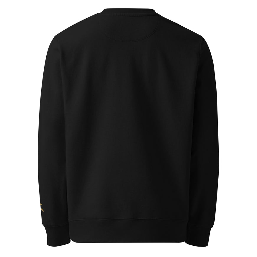 Grozavu organic cotton sweatshirt in 350 g/m2 with brushed fleece interior