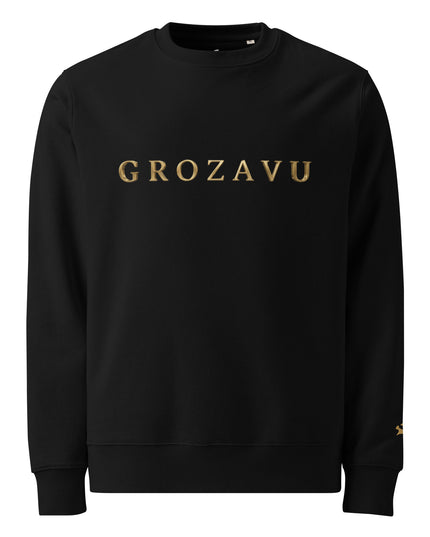 Grozavu organic cotton sweatshirt in 350 g/m2 with brushed fleece interior