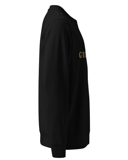 Grozavu organic cotton sweatshirt in 350 g/m2 with brushed fleece interior