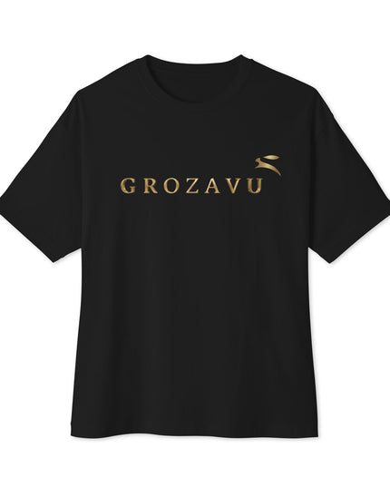 Grozavu boxy tee in 170 g/m2 combed ring-spun cotton with dropped shoulders