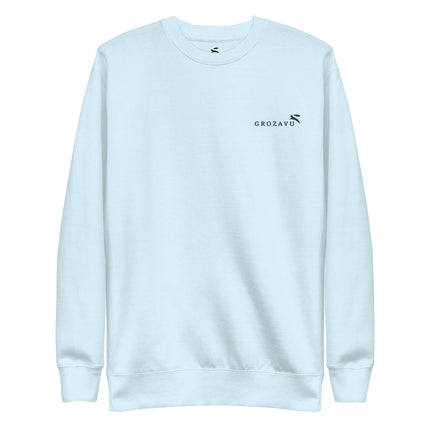 Structured Drop-Shoulder Sweatshirt - Luxury Streetwear Front View