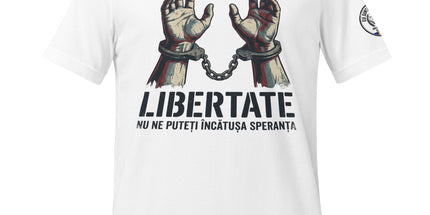 Grozavu Patriot T-shirt in white 142 g/m² cotton, front