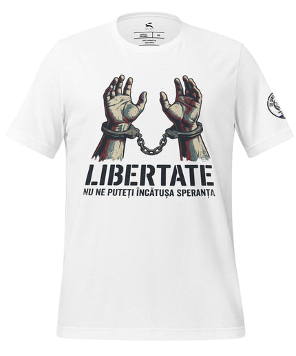 Grozavu Patriot T-shirt in white 142 g/m² cotton, front