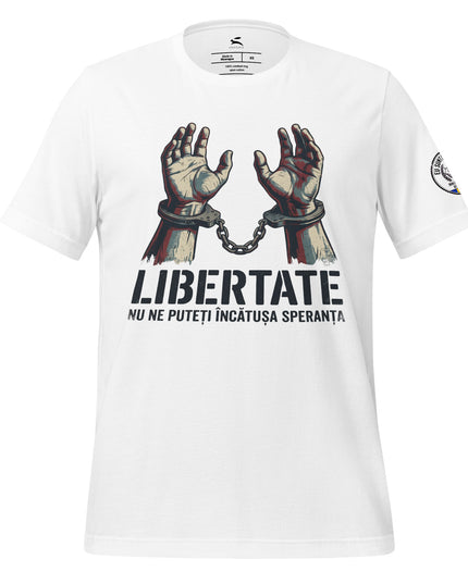 Grozavu Patriot T-shirt in white 142 g/m² cotton, front