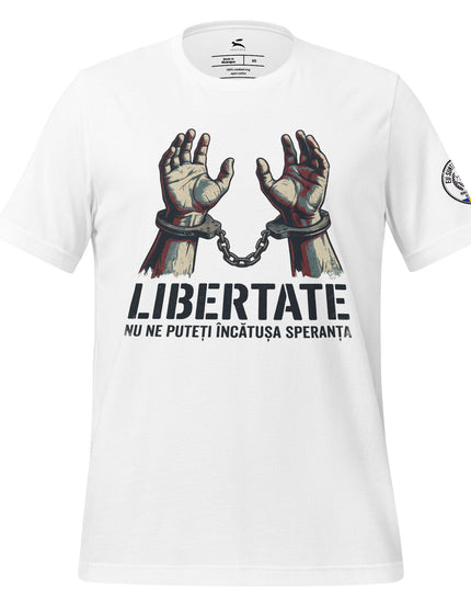 Grozavu Patriot T-shirt in white 142 g/m² cotton, front