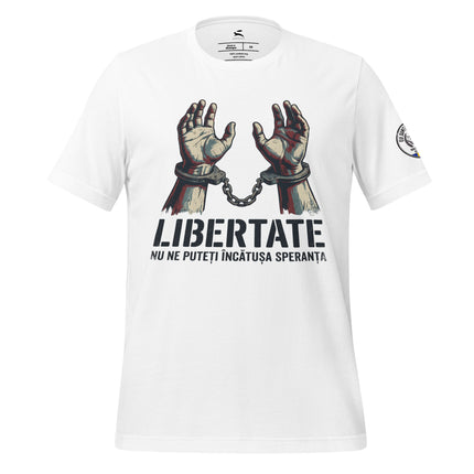 Grozavu Patriot T-shirt in white 142 g/m² cotton, front