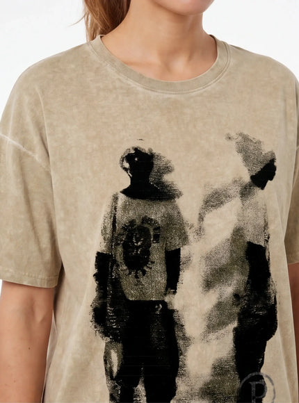 T-Shirt Essentiel – en Coton Peigné pour une Esthétique Urbaine