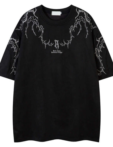 Urban-Chic T-Shirt by Grozavu - High-Quality Texture (Pos 1)