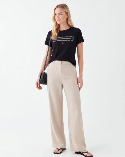 Heavyweight Carbon Tee — styled lifestyle shot showing the piece integrated into a minimal streetwear look