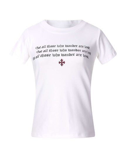 Maison Grozavu Heavyweight Carbon Tee in White — front view showing the clean silhouette and premium fabric construction