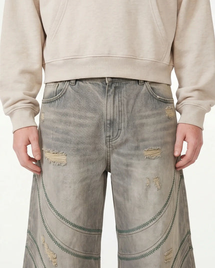Chalk Denim Profile lifestyle image — the piece worn in context showing natural drape and proportions
