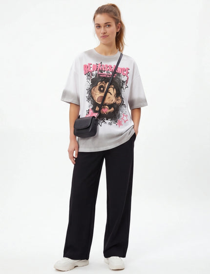 Tricou oversized fin