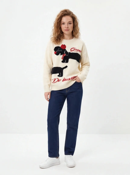 Schwerer Sweatshirt – aus dichtem Gewebe für eine urbane Ästhetik