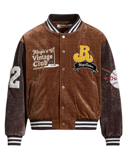 Front view of the Maison Grozavu Marble Jacket Issue in jacket — showing the robust construction.