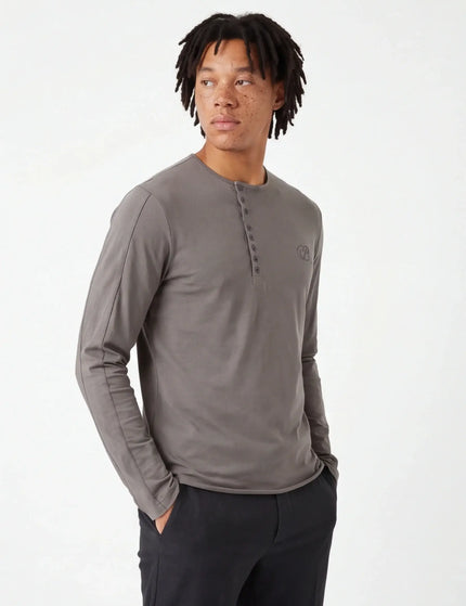 Camisa de Manga Larga Icónica Cepillada
