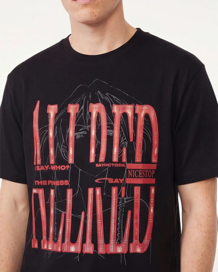 Maison Grozavu Timeless Sable Tee in signature tone — front view showing the structured collar construction