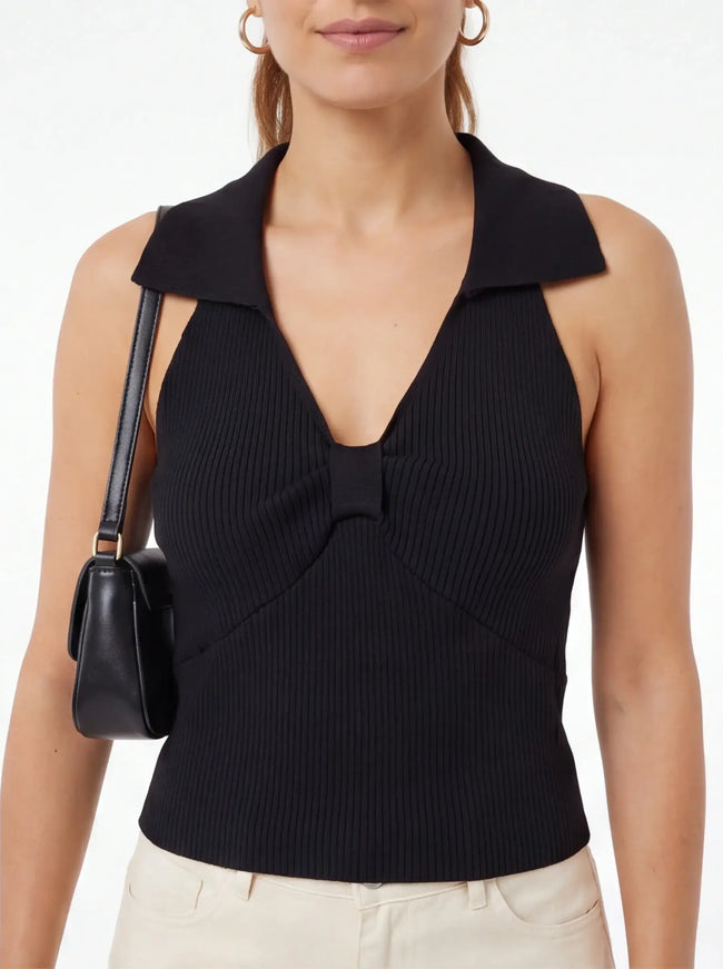 Urban-Chic Tank Top – from Luxury Twill for an Urban Aesthetic