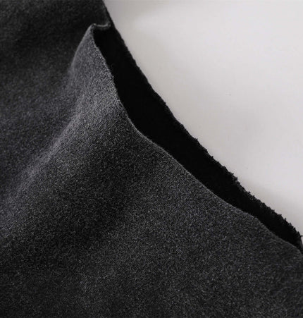 Washed Sleeveless Hooded Tank Top close-up of soft fabric detail in dark color