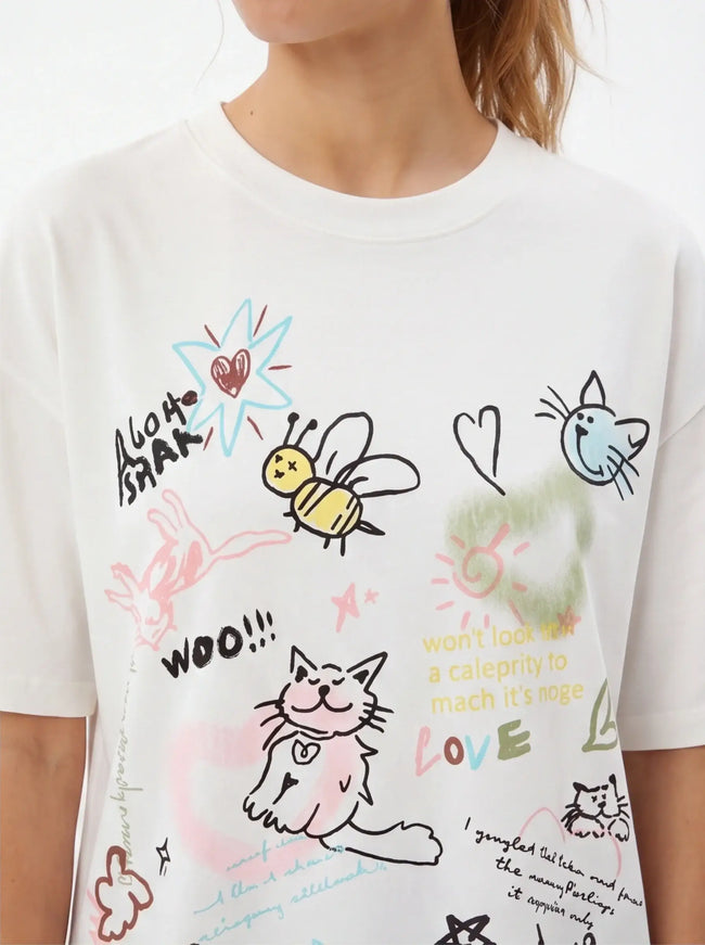 Dynamic T-Shirt by Grozavu - Fabric Display (Pos 10)