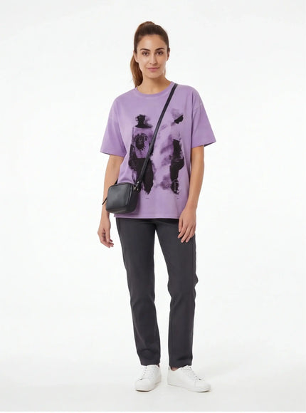 T-Shirt Essentiel – en Coton Peigné pour une Esthétique Urbaine