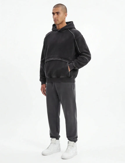 Sudadera con Capucha Esculpida Alta