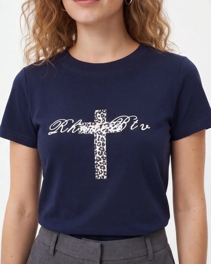 Maison Grozavu Minimalist Tee - Basalt Volume — second colourway front view with clean construction visible