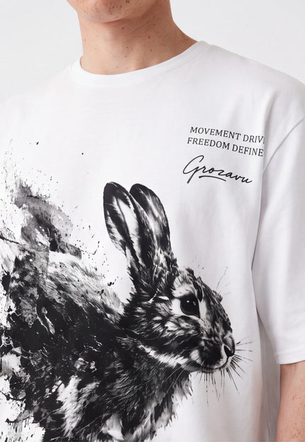 Oversized cotton t-shirt - View 3