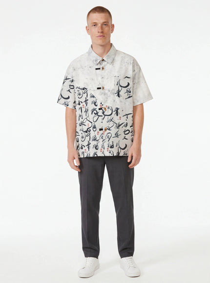 Chemises à manches courtes à coupe parfaite avec couture poétique