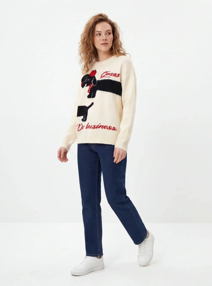 Schwerer Sweatshirt – aus dichtem Gewebe für eine urbane Ästhetik