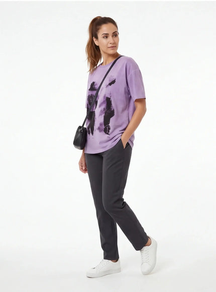 T-Shirt Essentiel – en Coton Peigné pour une Esthétique Urbaine