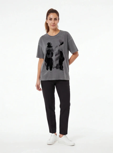 T-Shirt Essentiel – en Coton Peigné pour une Esthétique Urbaine