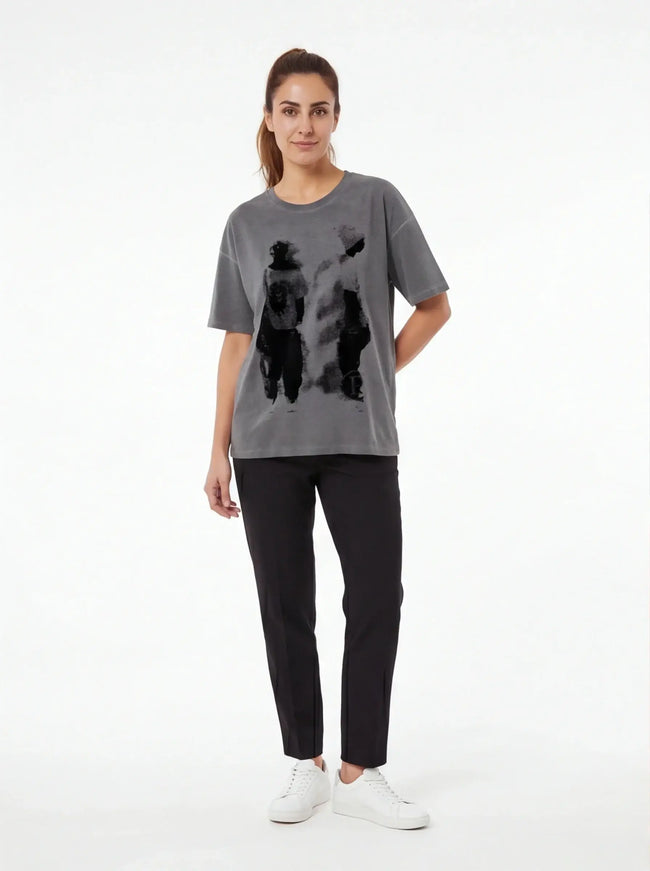 T-Shirt Essentiel – en Coton Peigné pour une Esthétique Urbaine