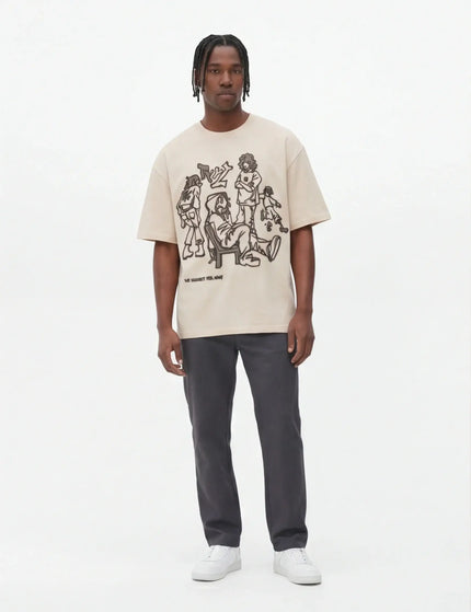 Gekämmtes makelloses T-Shirt