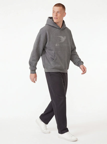 Hoodie épais à impression lettre Essential Fit