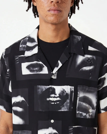 Maison Grozavu Crafted Ecru Shirt in signature tone — front view showing the structured collar construction