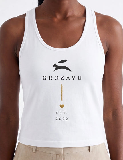 Women’s fitted racerback tank top