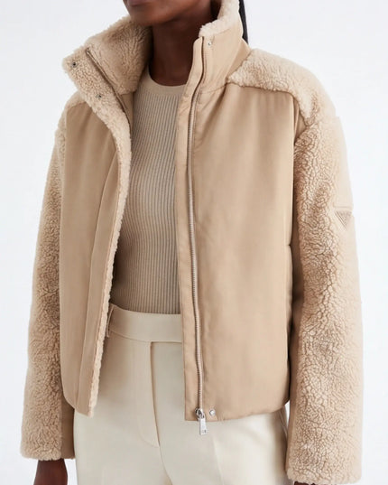 Architectural Ivory Top lifestyle image — the piece worn in context showing natural drape and proportions