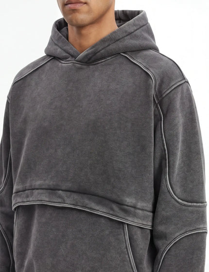 Sudadera con Capucha Esculpida Alta