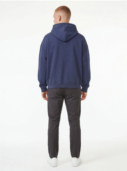 Hoodie épais à impression lettre Essential Fit