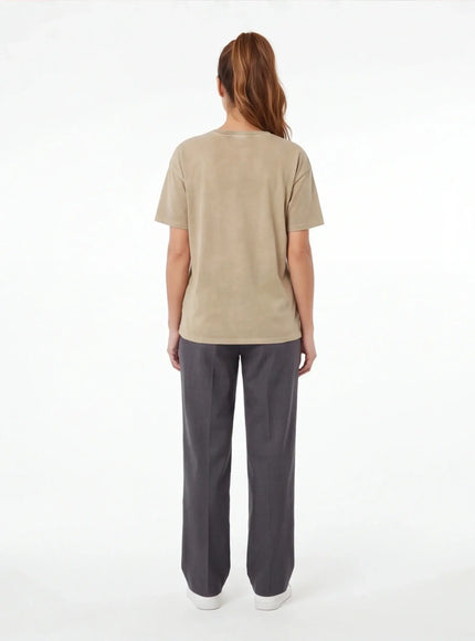 T-Shirt Essentiel – en Coton Peigné pour une Esthétique Urbaine